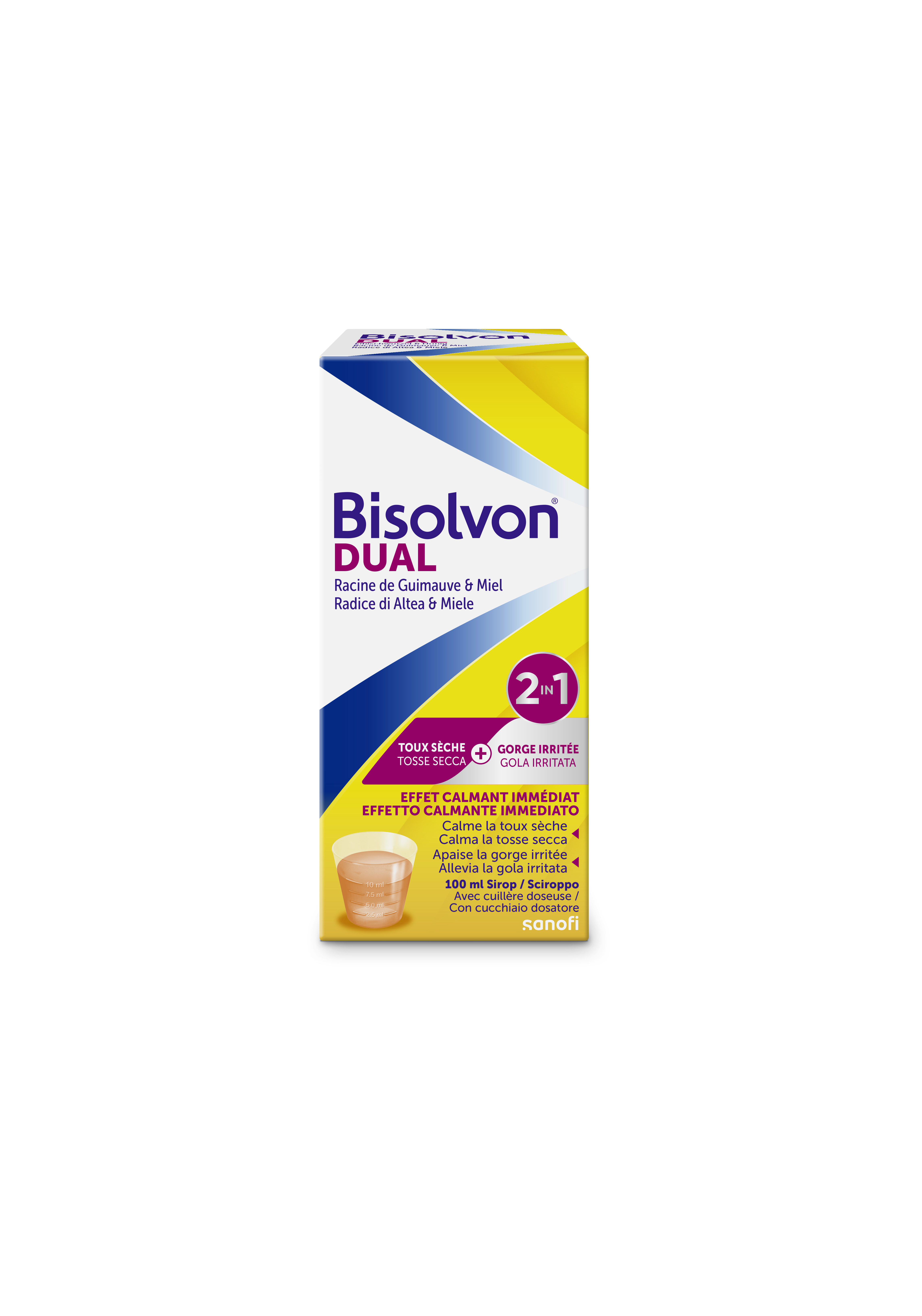 BISOLVON DUAL 2in1 sirop contre la toux fl 100 ml