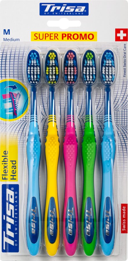 TRISA Flexible Head Medium 5 Stk