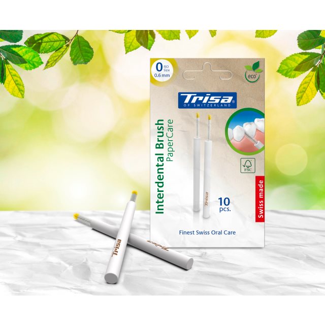 TRISA Interdental Brush PaperCare ISO 0 10 Stk