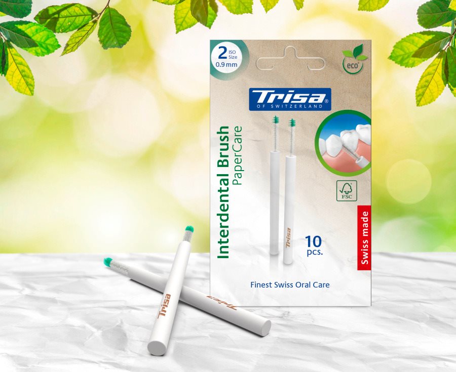 TRISA Interdental Brush PaperCare ISO 2 10 Stk