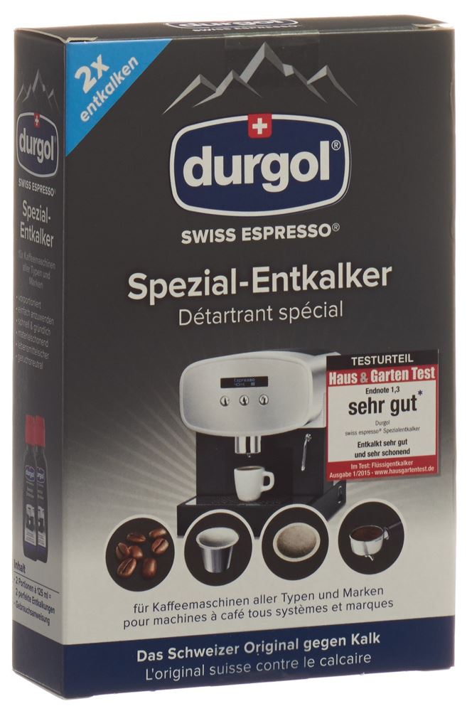 DURGOL swiss espresso Spezial-Entkalker 2 x 125 ml