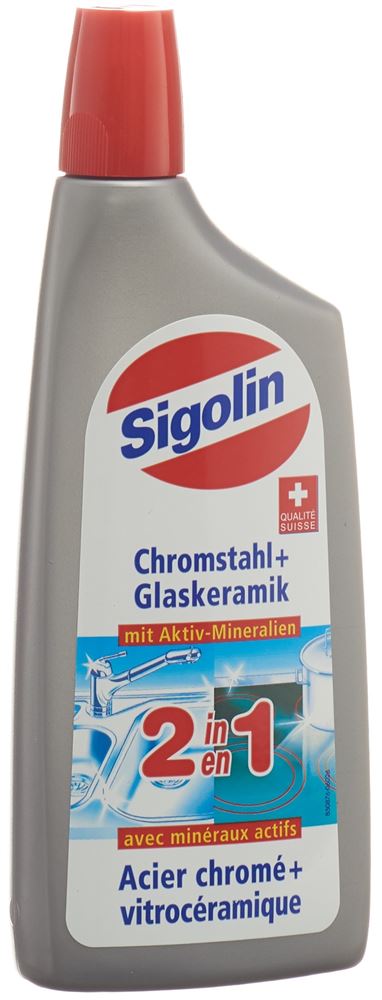 SIGOLIN 2in1 Chromstahl+Glaskeramik Fl 250 ml