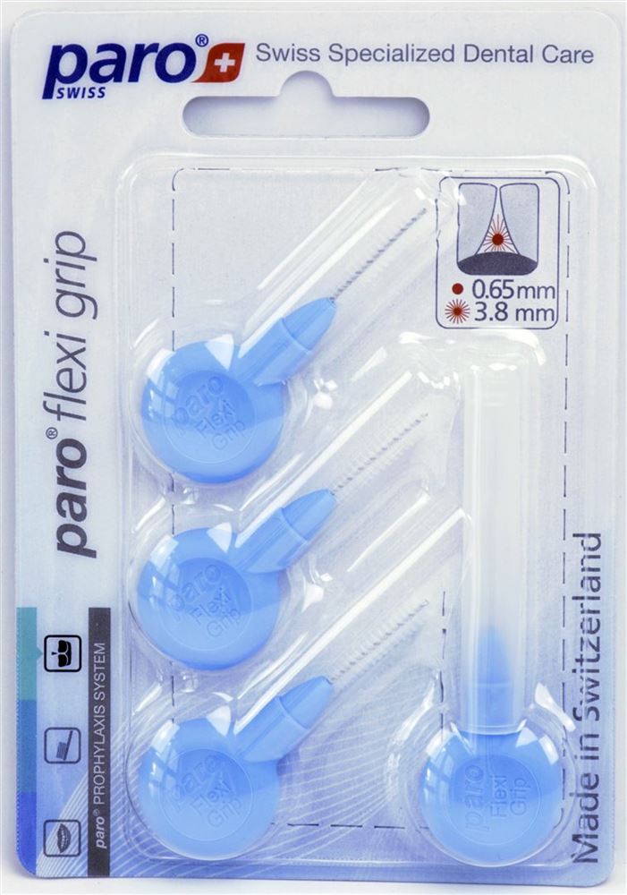 PARO Flexi Grip 3.8mm hellblau fein 4 Stk