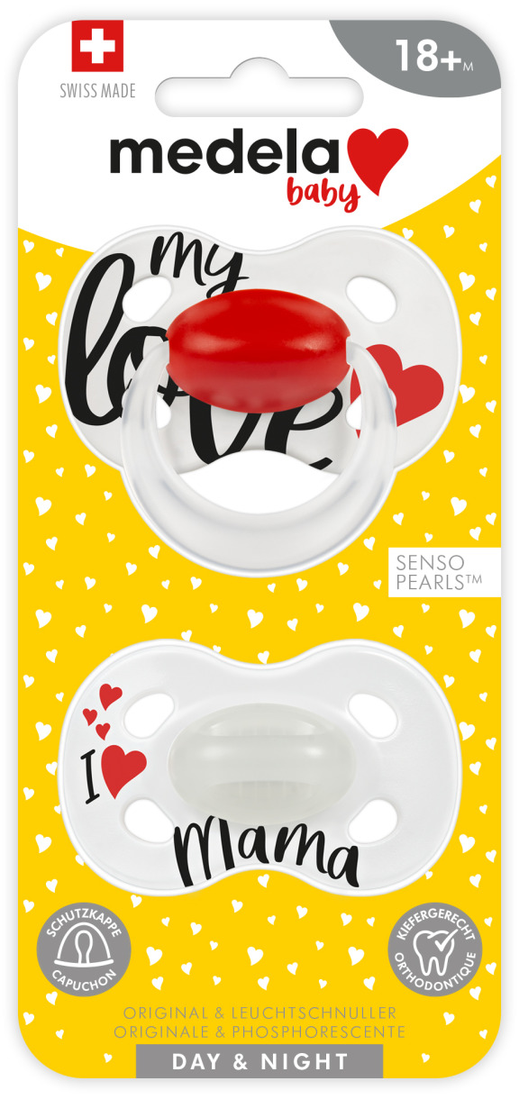MEDELA Baby Nuggi Original 18+ Sig Love 2 Stk