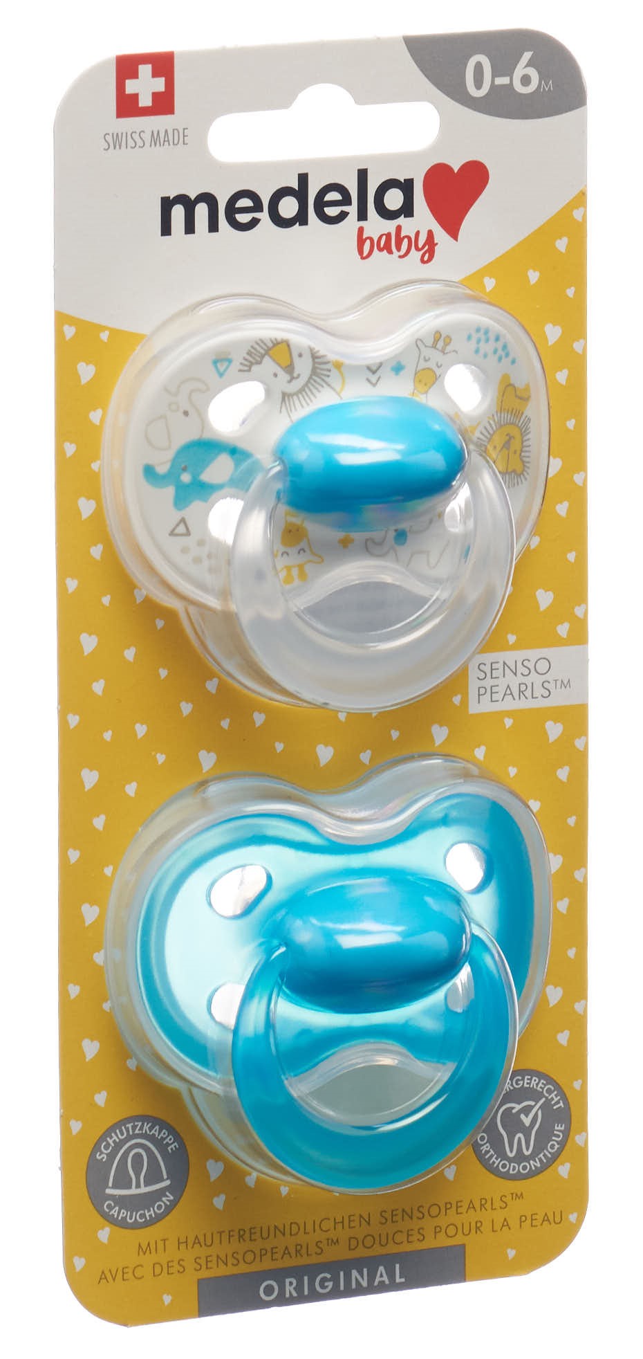 MEDELA Baby Nuggi Original 0-6 Blau 2 Stk