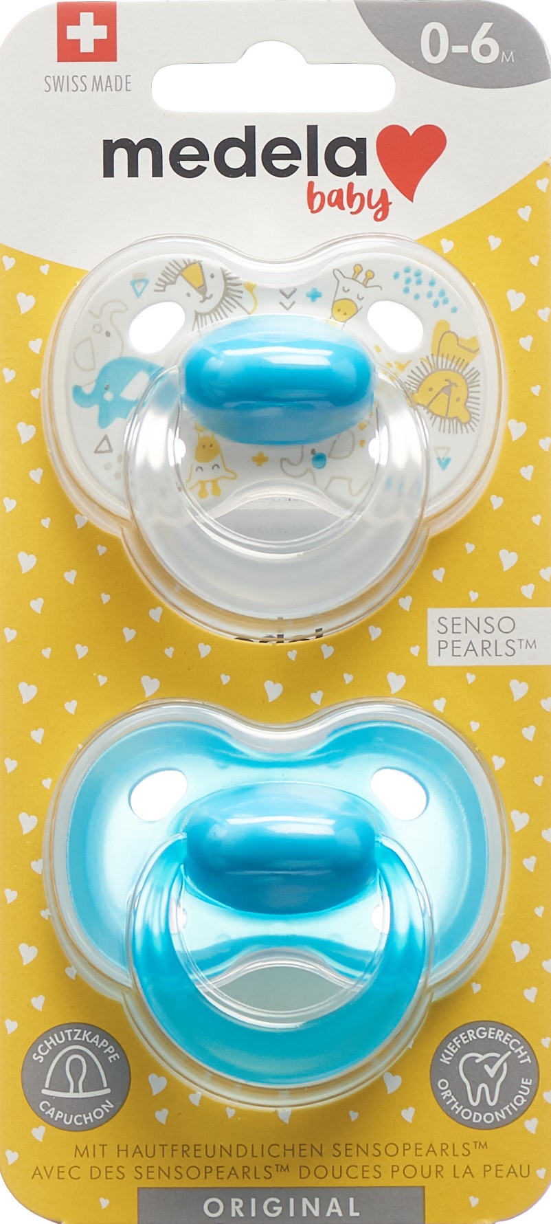 MEDELA Baby Nuggi Original 0-6 Blau 2 Stk