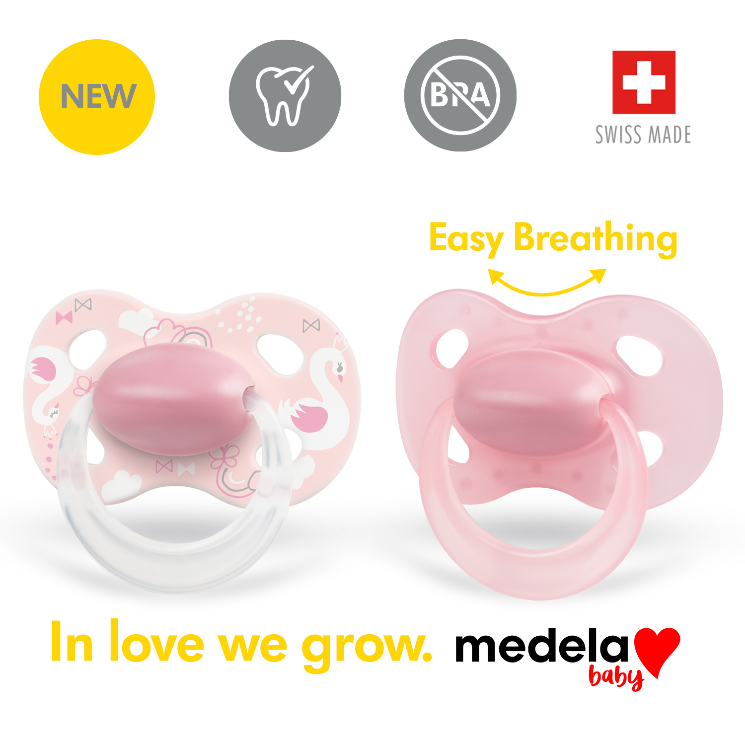 MEDELA Baby Nuggi Original 6-18 Rosa 2 Stk