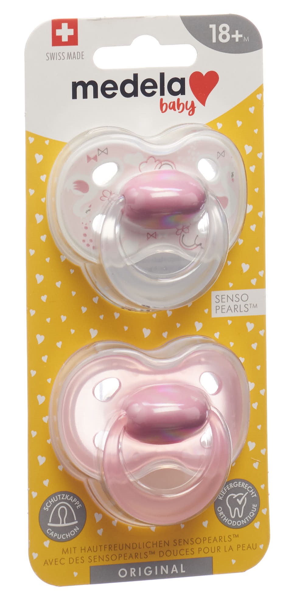 MEDELA Baby Nuggi Original 18+ Rosa 2 Stk