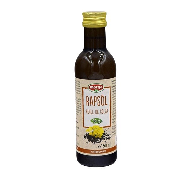 MORGA Rapsöl Bio kaltgepresst Fl 1.5 dl