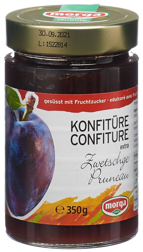 MORGA Konfitüre Zwetschgen Fruchtz 350 g