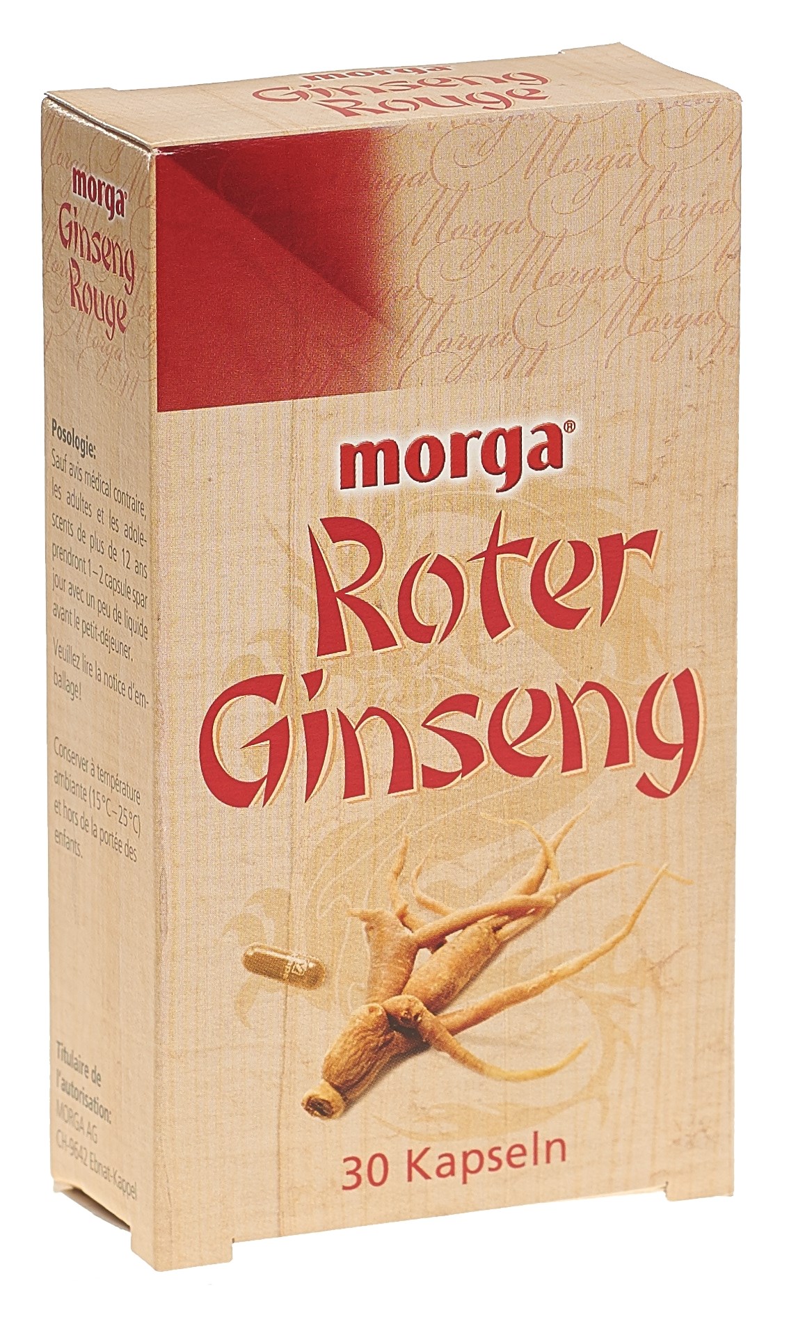 MORGA Roter Ginseng Kaps 30 Stk