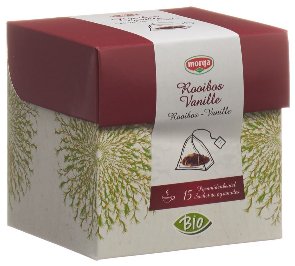 MORGA Rooibostee Vanille Pyramide Bio 15 Stk
