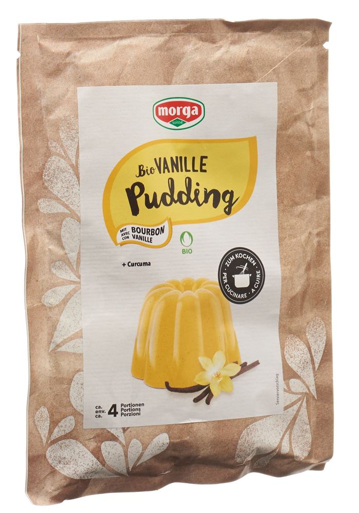 MORGA Pudding Vanille Curcuma Bio Btl 60 g