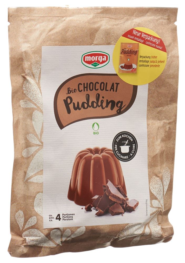 MORGA Pudding Chocolat Bio Btl 75 g