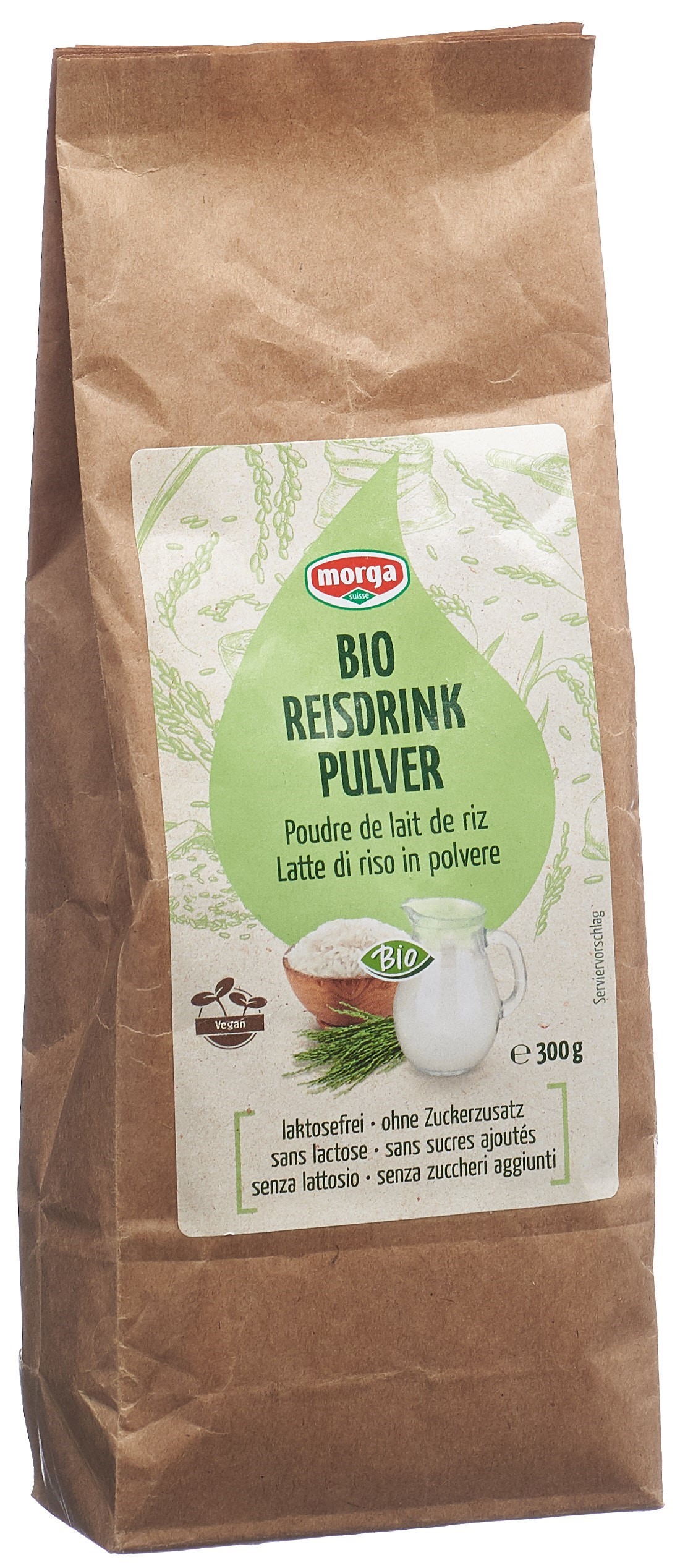 MORGA Reisdrinkpulver Bio Btl 300 g