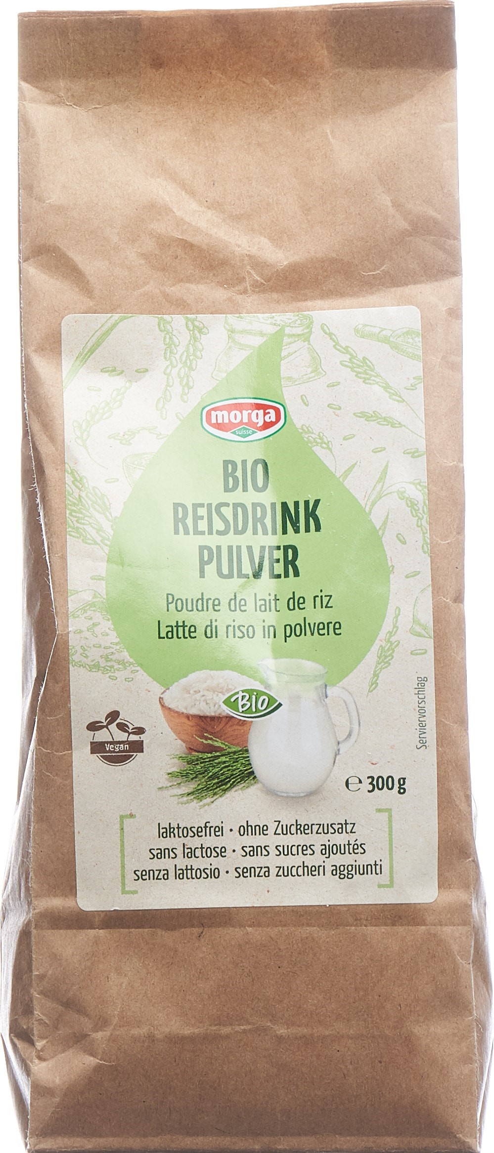MORGA Reisdrinkpulver Bio Btl 300 g