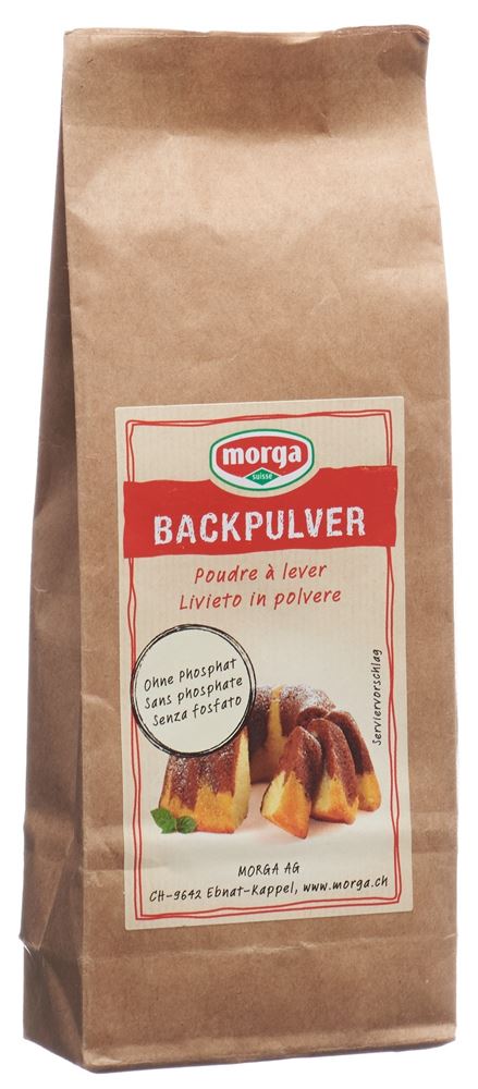 MORGA Backpulver ohne Phosphat Btl 200 g
