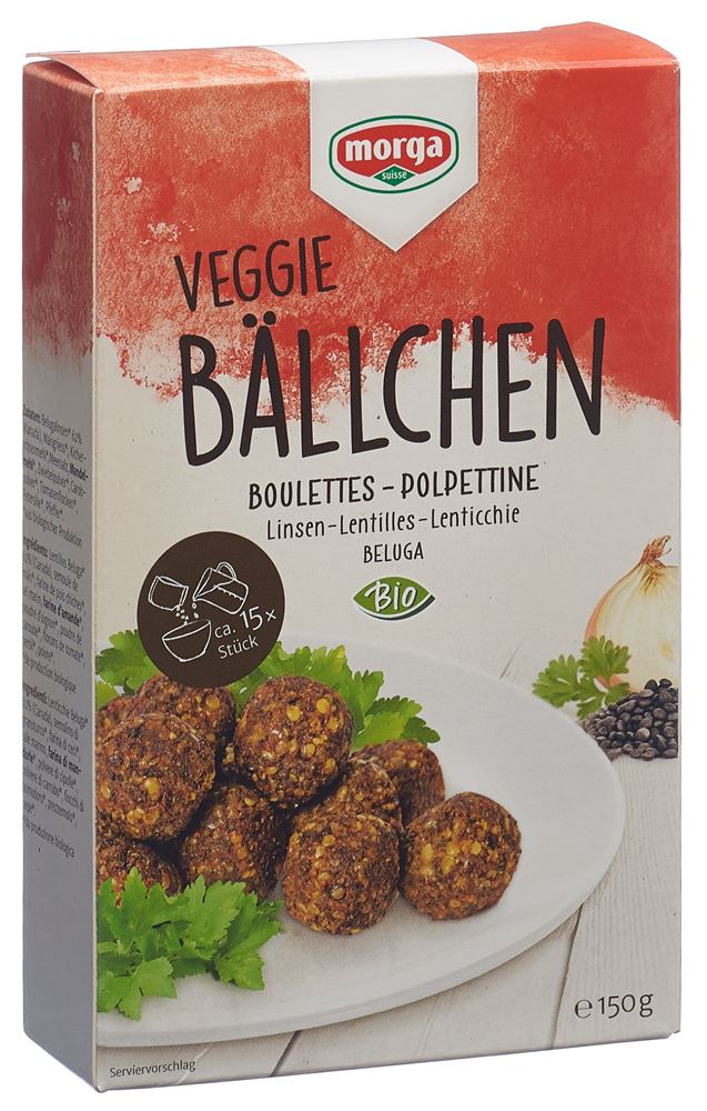 MORGA Linsenbällchen glutenfrei Bio 150 g