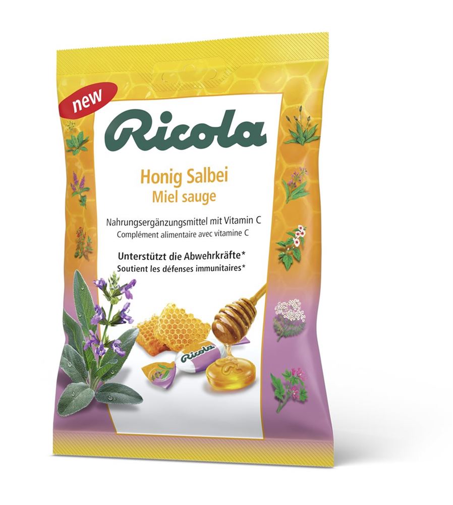 RICOLA Bonbons Honig Salbei mZ Btl 75 g