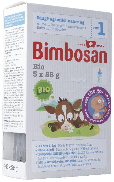 BIMBOSAN Bio 1 Säugling Reise 5 x 25 g