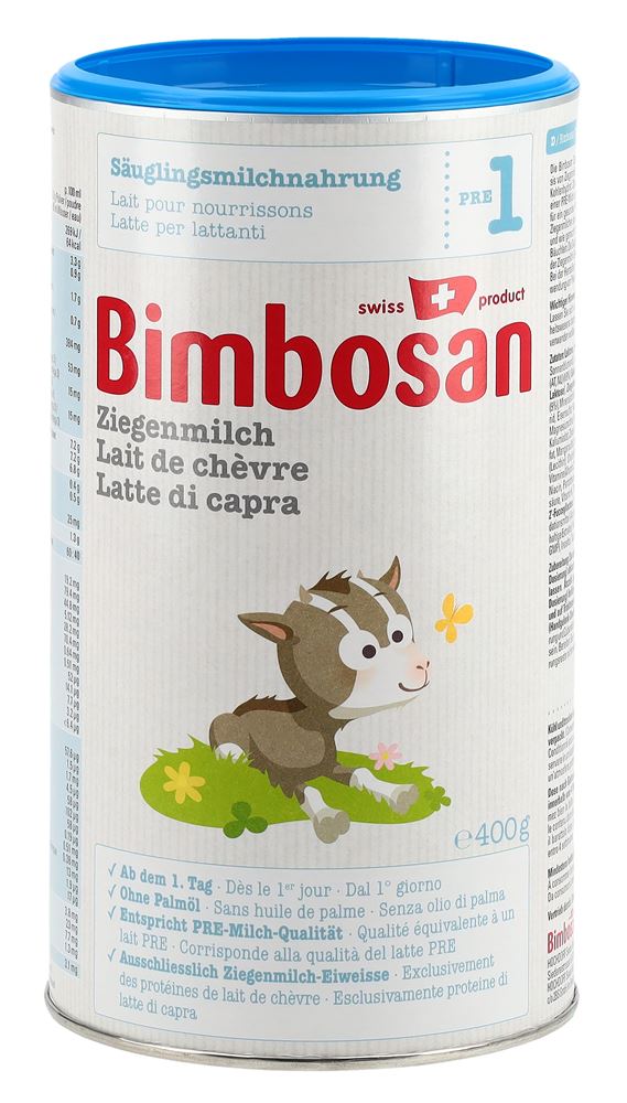 BIMBOSAN Ziegenmilch 1 Säugling Ds 400 g
