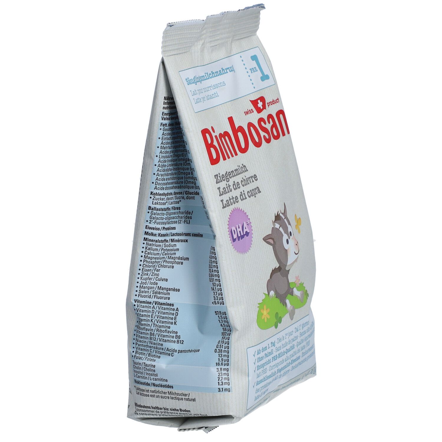 BIMBOSAN Ziegenmilch 1 Säugling refill 400 g