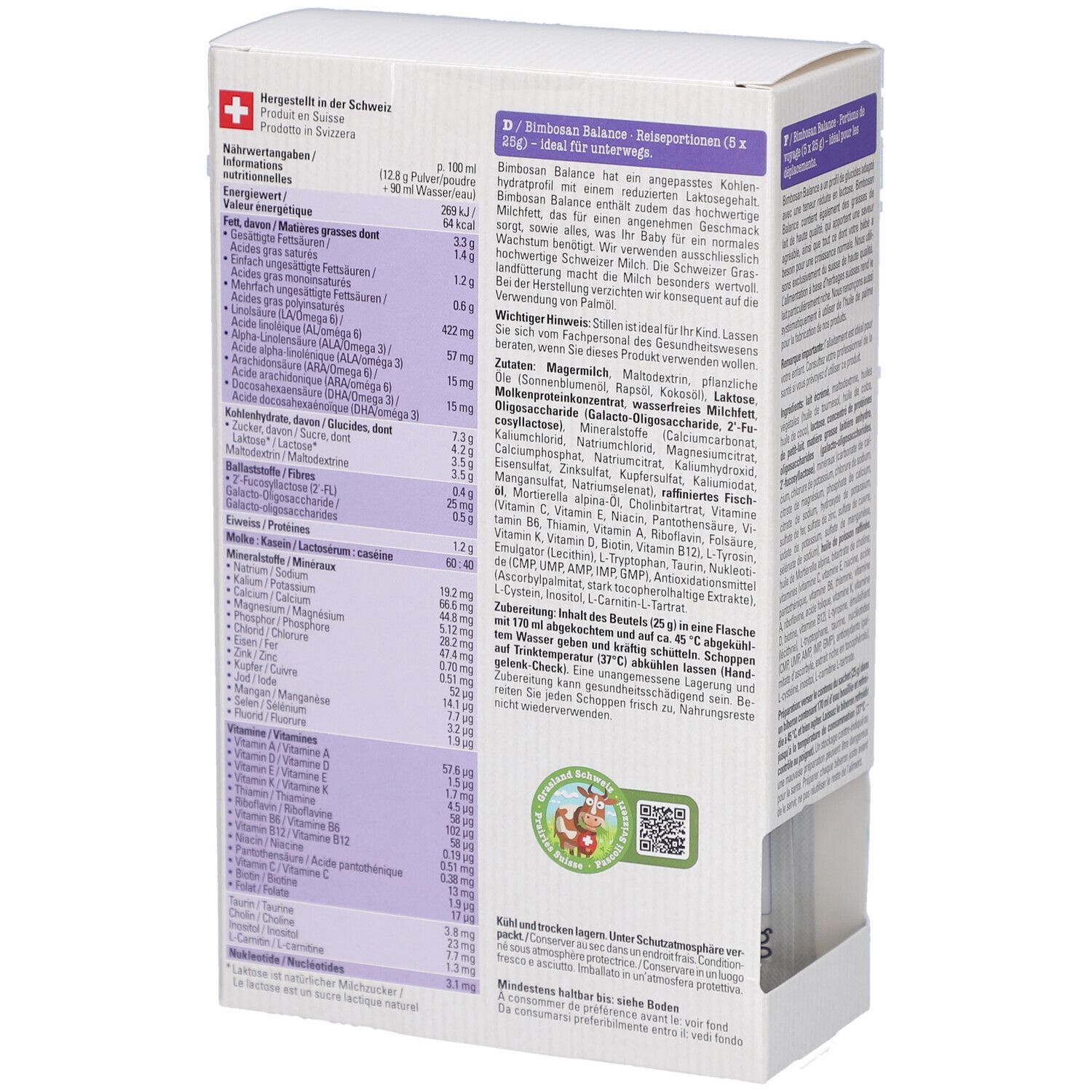 BIMBOSAN Balance Anfang Reise Btl 125 g