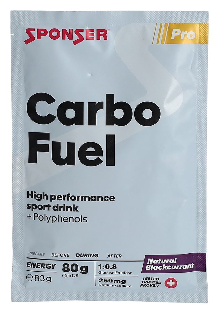 SPONSER Carbo Fuel Plv Natural Blackcurr Btl 83 g