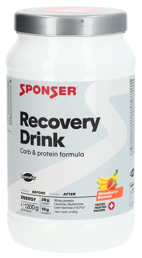 SPONSER Recovery Drink Strawberry-Banana 1200 g