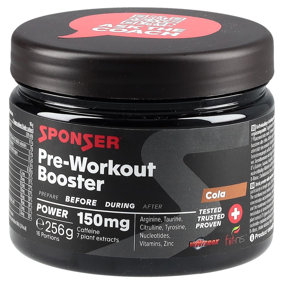 SPONSER Pre-Workout Booster Cola Ds 256 g