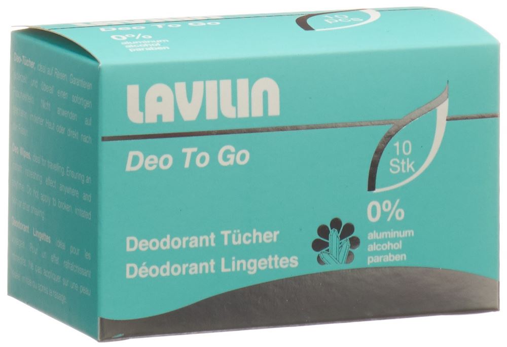 LAVILIN Deodorant Tücher Box 10 Stk