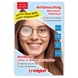 VEPO vepo® Antibeschlag Microfaser Polier-Tuch