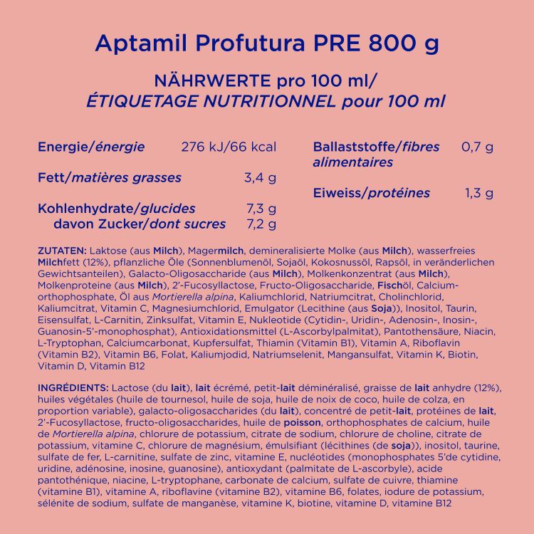 APTAMIL Profutura Pre Ds 800 g