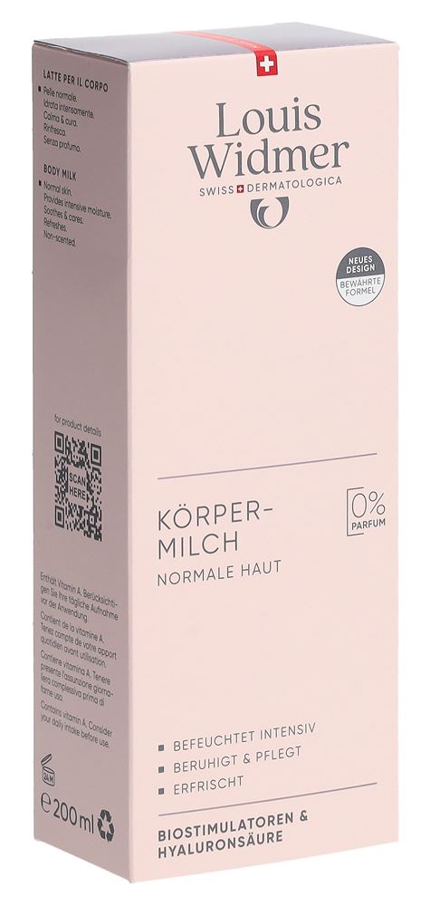WIDMER Körpermilch o Parf 200 ml