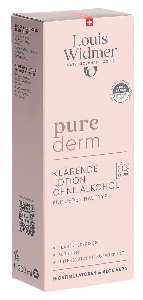 WIDMER Purederm klären Lot o Alkohol o Parf 200 ml