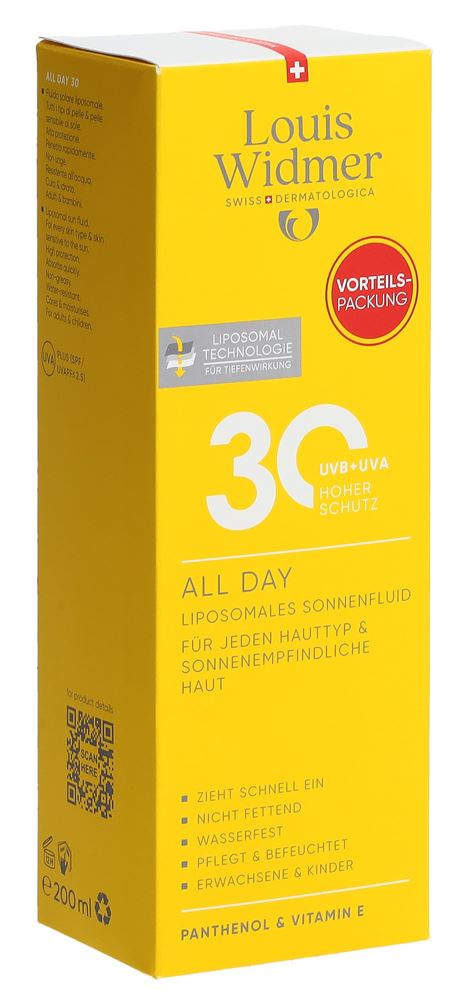 WIDMER All Day LSF30 Val Pack parf 200 ml