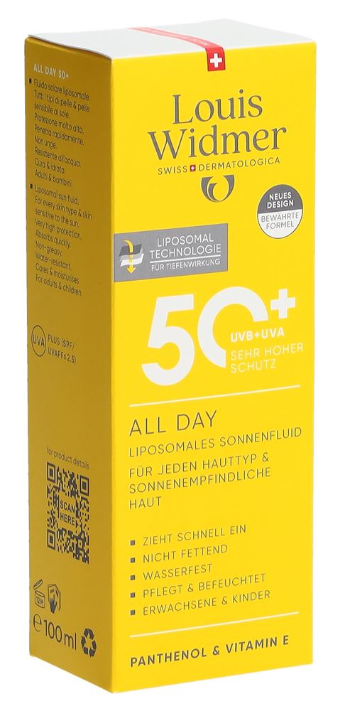 WIDMER All Day LSF50+ parf 100 ml