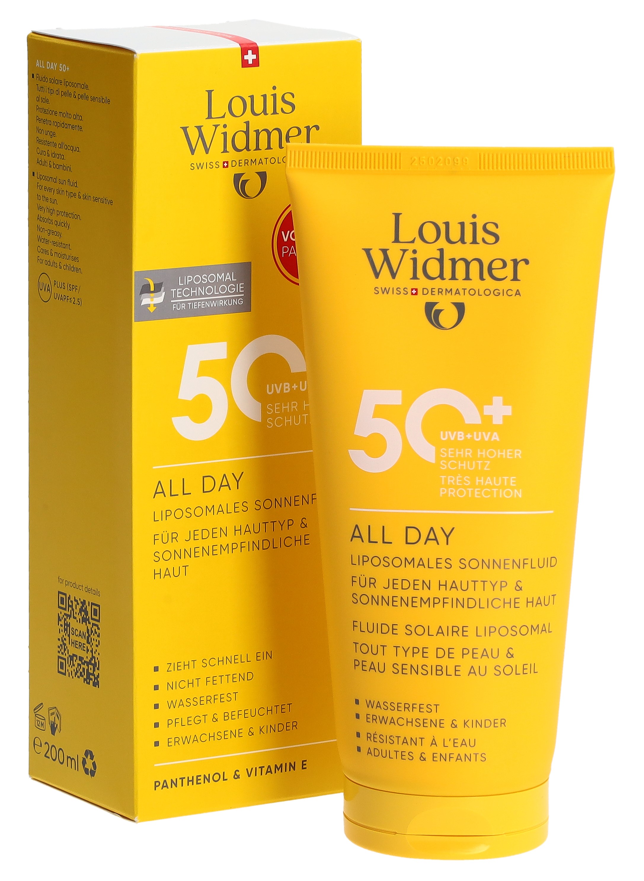 WIDMER All Day LSF50+ Val Pack parf 200 ml