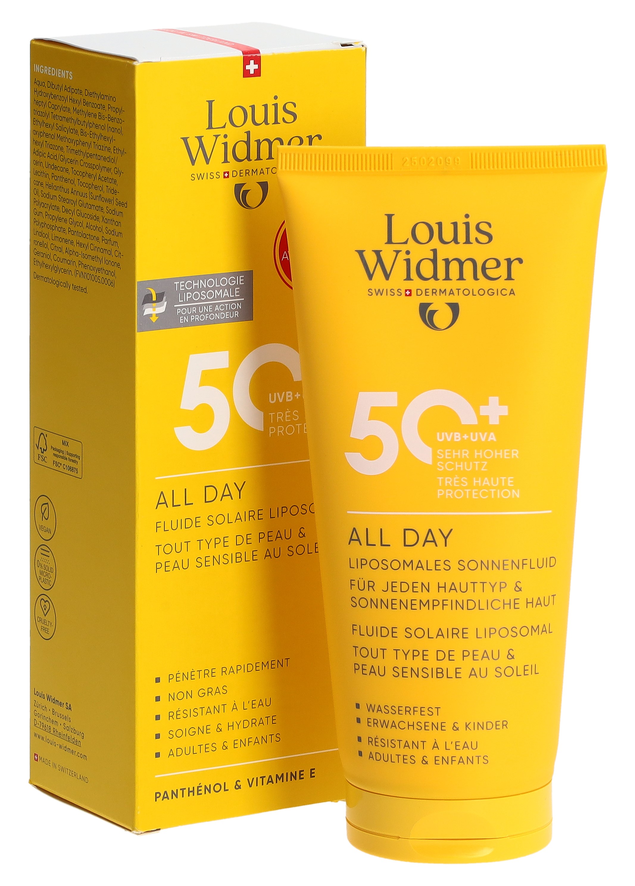WIDMER All Day LSF50+ Val Pack parf 200 ml