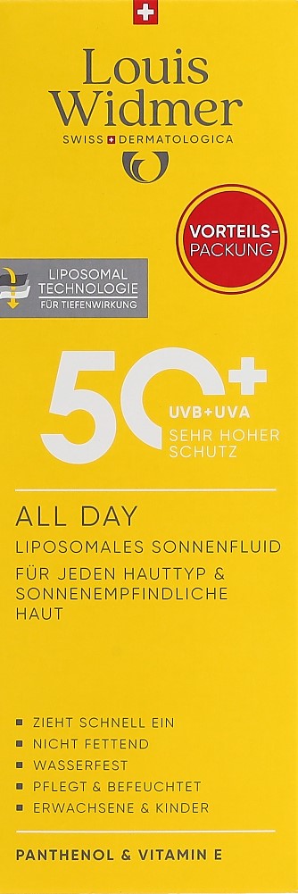 WIDMER All Day LSF50+ Val Pack parf 200 ml