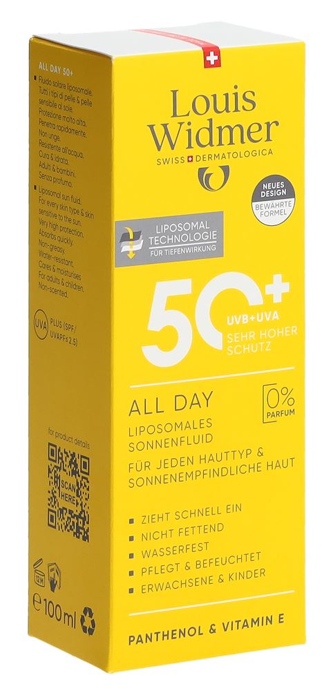 WIDMER All Day LSF50+ o Parf 100 ml