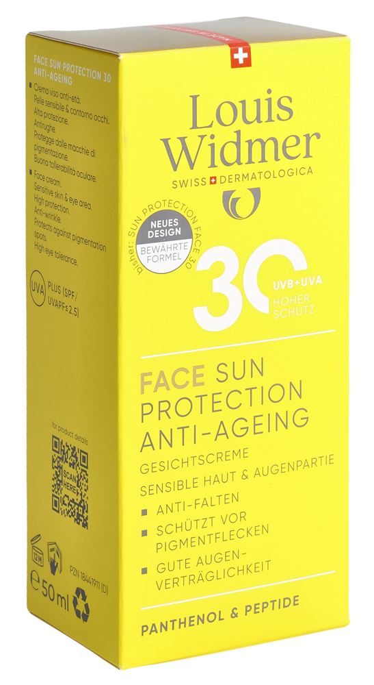WIDMER Face Sun Prot Anti-Ag LSF30 parf 50 ml