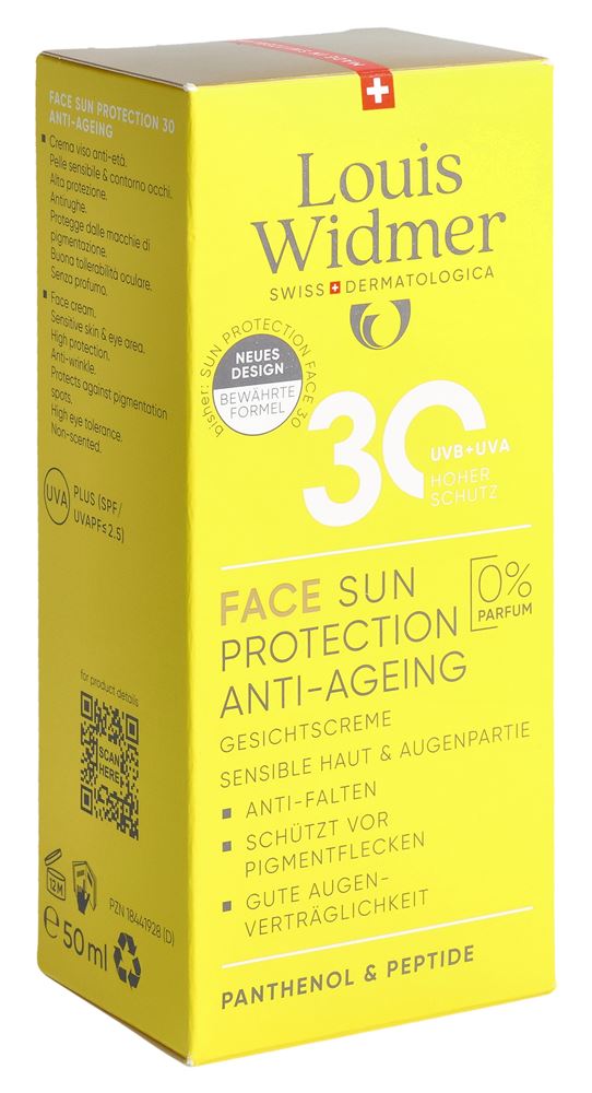 WIDMER Face Sun Prot Anti-Ag LSF30 o Parf 50 ml