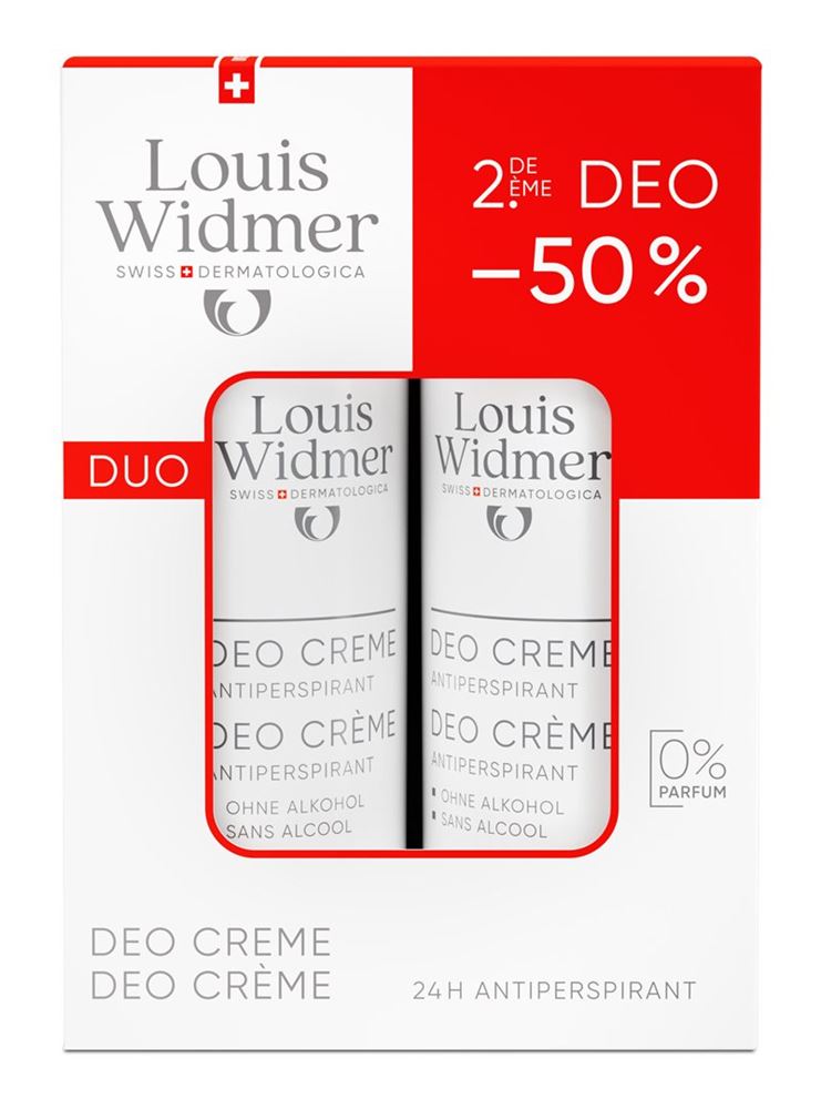 WIDMER Deo-Duo Creme Antipersp o Parf 2 x 40 ml