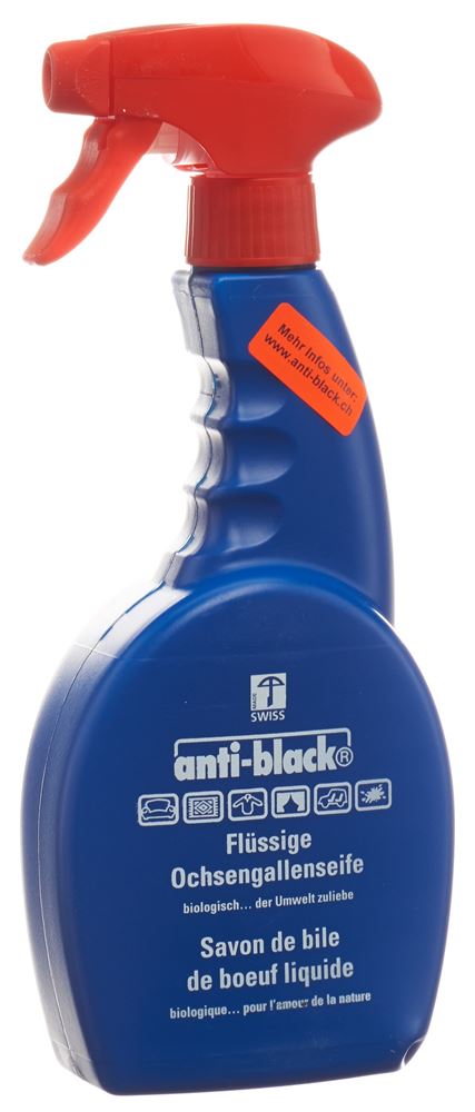 ANTI-BLACK Ochsengallenseife flüssig Spr 500 ml