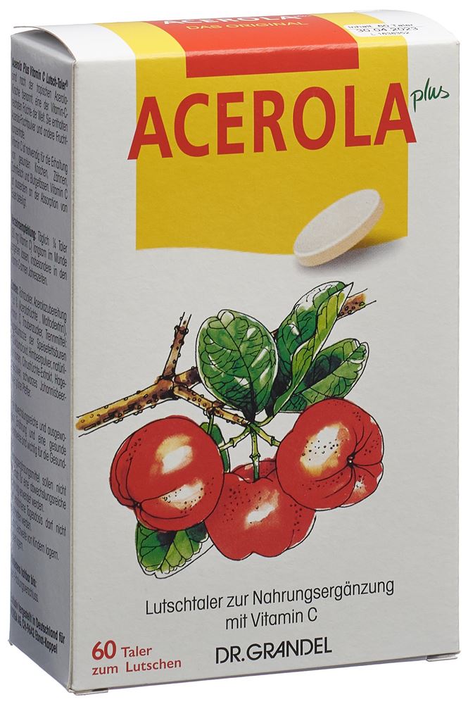 DR GRANDEL Acerola Plus Lutschtaler Vit C 60 Stk