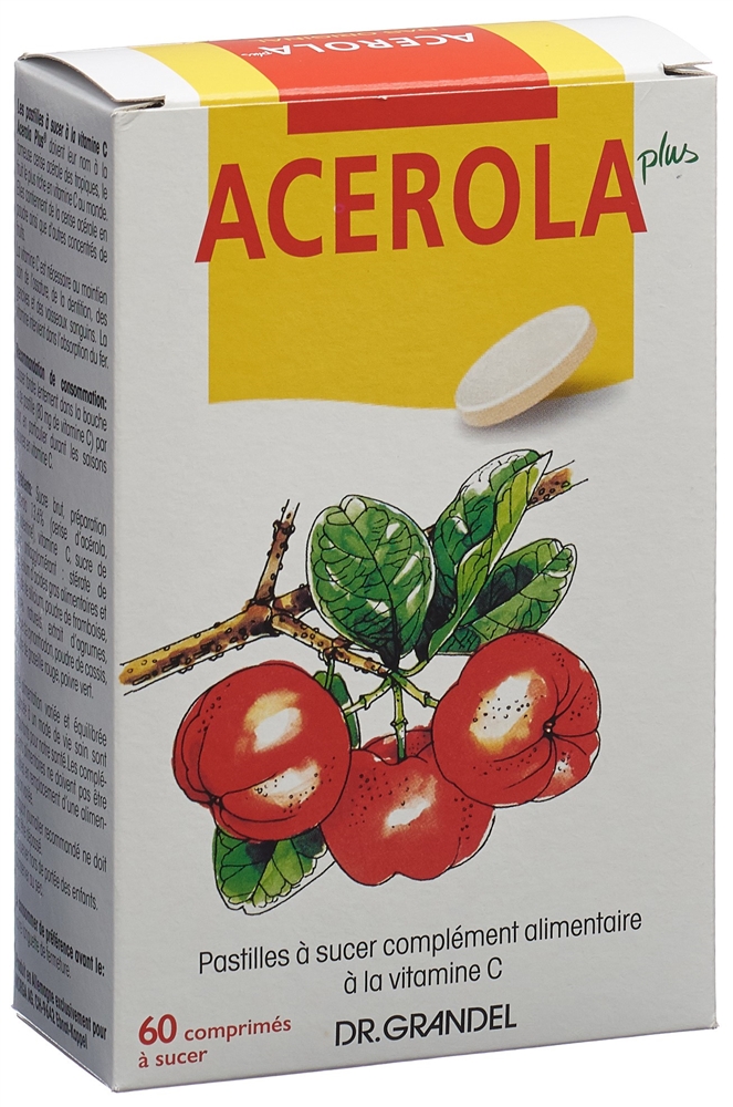 DR GRANDEL Acerola Plus Lutschtaler Vit C 60 Stk