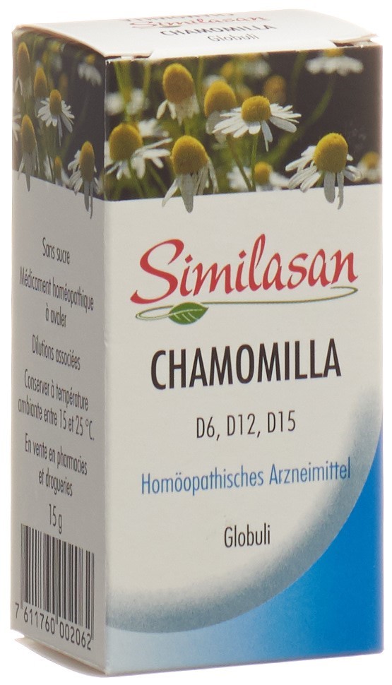 SIMILASAN Chamomilla Glob D6/D12/D15 15 g