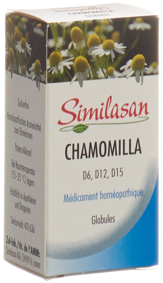 SIMILASAN Chamomilla Glob D6/D12/D15 15 g