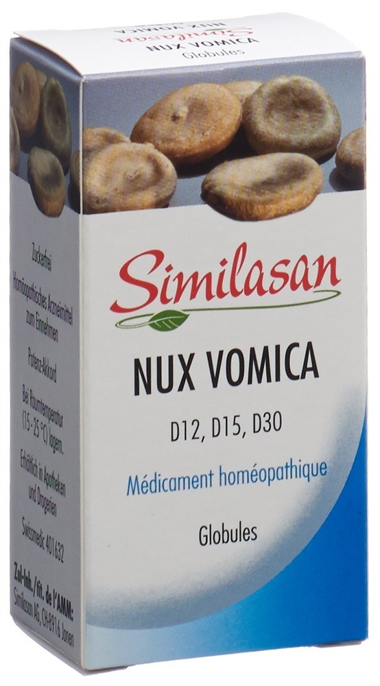 SIMILASAN Nux vomica Glob D12/D15/D30 15 g